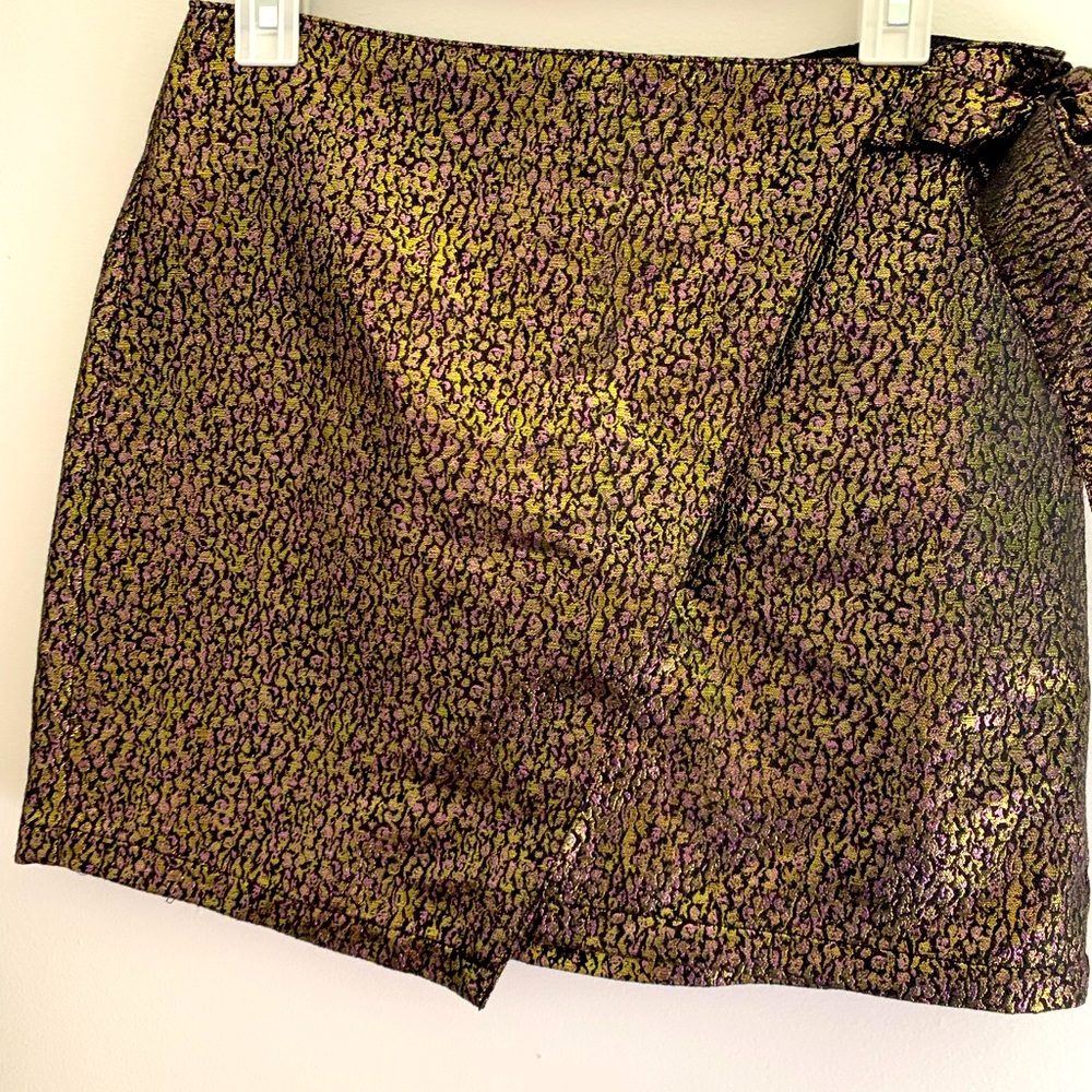 Express skirt shiny shimmer glitter